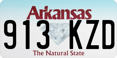 AR license plate 913KZD