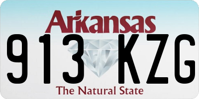 AR license plate 913KZG