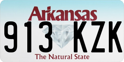 AR license plate 913KZK