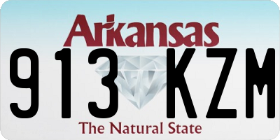 AR license plate 913KZM