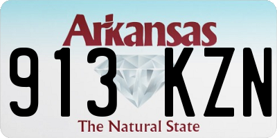 AR license plate 913KZN