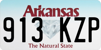 AR license plate 913KZP