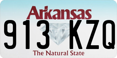AR license plate 913KZQ