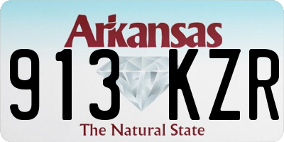 AR license plate 913KZR