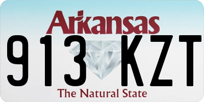 AR license plate 913KZT
