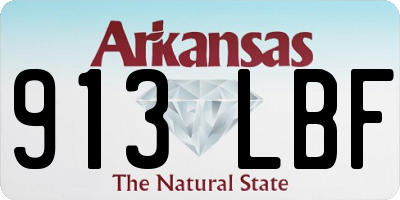 AR license plate 913LBF