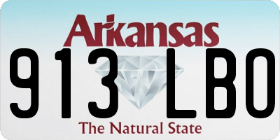 AR license plate 913LBO