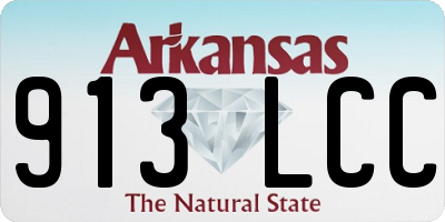 AR license plate 913LCC
