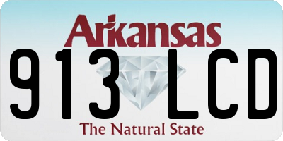 AR license plate 913LCD
