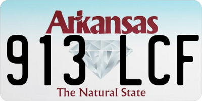 AR license plate 913LCF