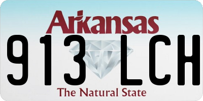 AR license plate 913LCH