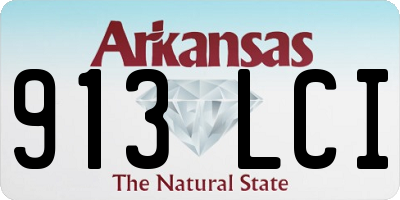 AR license plate 913LCI