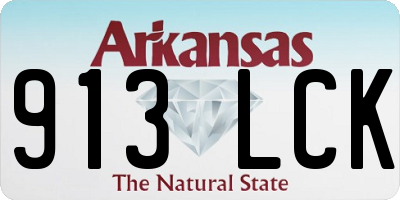 AR license plate 913LCK