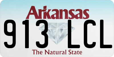 AR license plate 913LCL