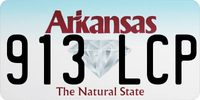 AR license plate 913LCP