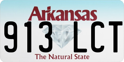 AR license plate 913LCT