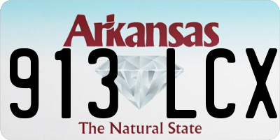 AR license plate 913LCX