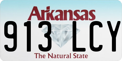 AR license plate 913LCY