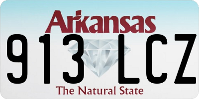AR license plate 913LCZ