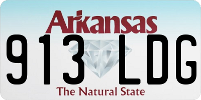 AR license plate 913LDG