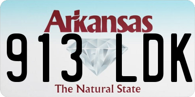 AR license plate 913LDK