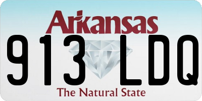AR license plate 913LDQ