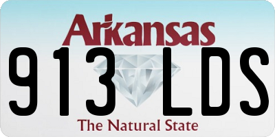 AR license plate 913LDS