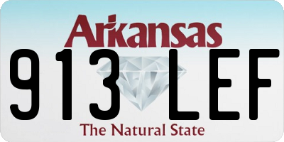 AR license plate 913LEF