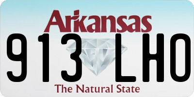AR license plate 913LHO