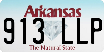 AR license plate 913LLP