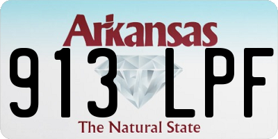 AR license plate 913LPF