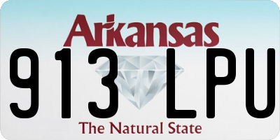 AR license plate 913LPU