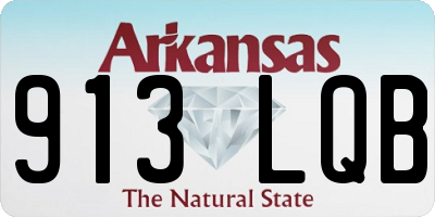 AR license plate 913LQB