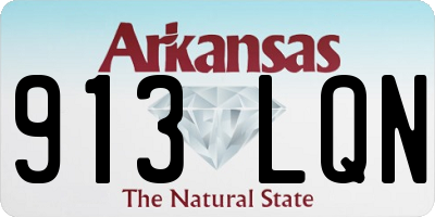 AR license plate 913LQN