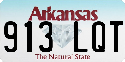 AR license plate 913LQT