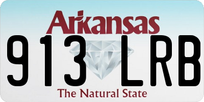 AR license plate 913LRB
