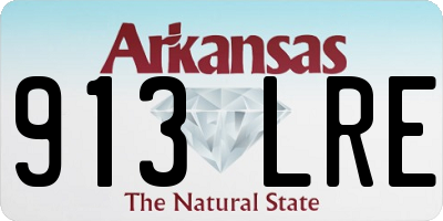 AR license plate 913LRE