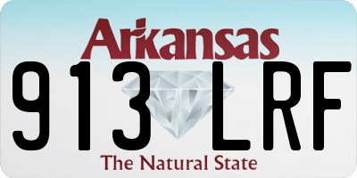 AR license plate 913LRF