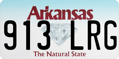 AR license plate 913LRG