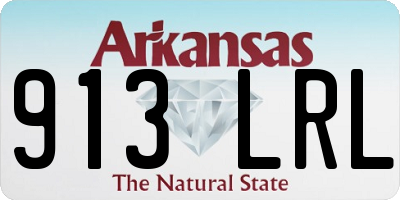AR license plate 913LRL