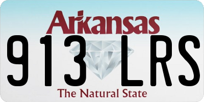 AR license plate 913LRS
