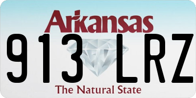 AR license plate 913LRZ