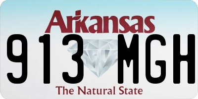 AR license plate 913MGH