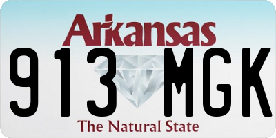 AR license plate 913MGK