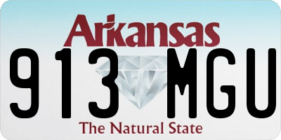 AR license plate 913MGU
