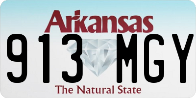 AR license plate 913MGY