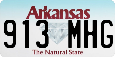 AR license plate 913MHG