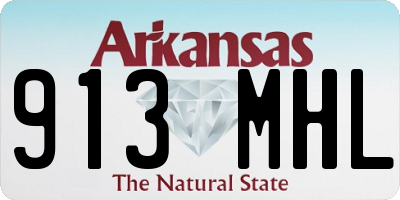 AR license plate 913MHL