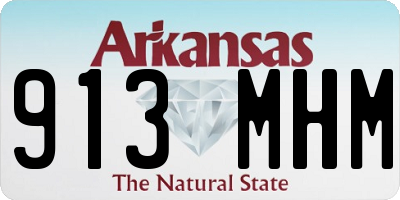 AR license plate 913MHM