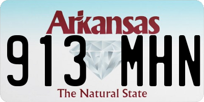 AR license plate 913MHN
